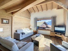 Duplex neuf avec terrasse face au Mont Blanc, 3 chambres et mezzanine, à 3 km du centre de Combloux - FR-1-560-65